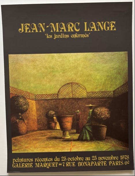Jean-Marc Lange: Title:Jean-Marc Lange Description:Exhibition poster, 1978 Dimensions:21 X 27 ½ In. Reserve: $15.00 Shipping: Domestic: Flat-rate of $20.00 to anywhere within the contiguous U.S. International: