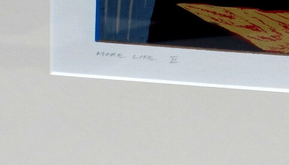 GREG GRONOWSKI S/N Color Screenprint Modernist Abstract More Life II 119/150 - 5