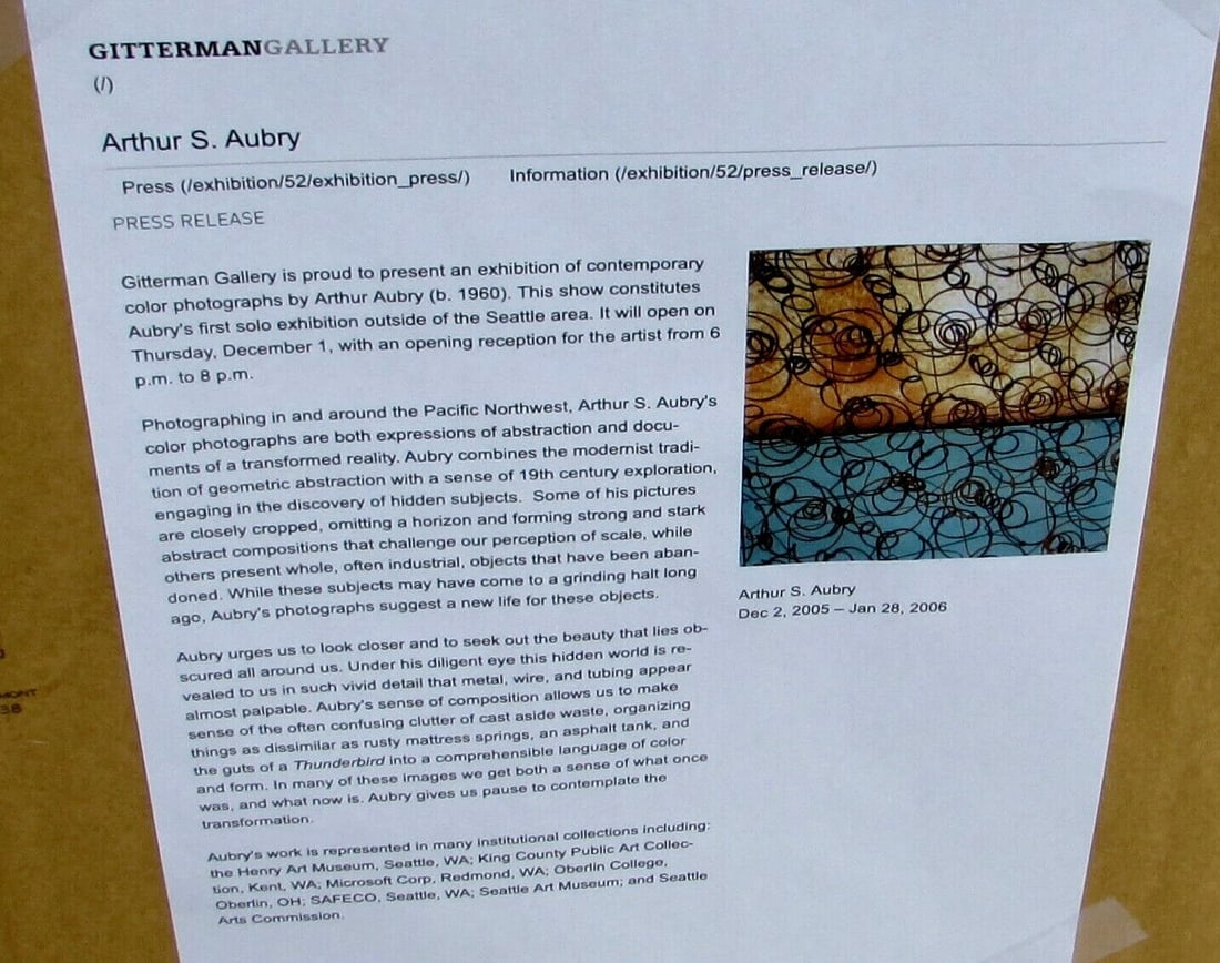ARTHUR S. AUBRY C Print Scrapped Bedding Southpark 2003 #2 of 6 was $2000 - 6