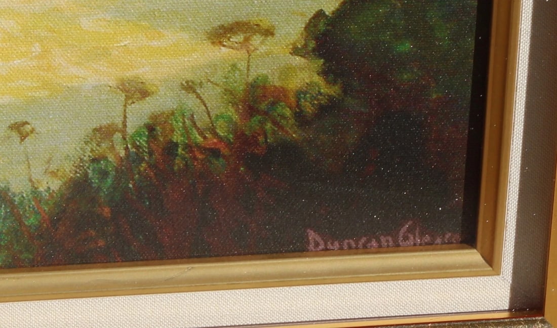 JOE DUNCAN GLEASON Screenprint on Canvas Old Santa Rosa School House - 4
