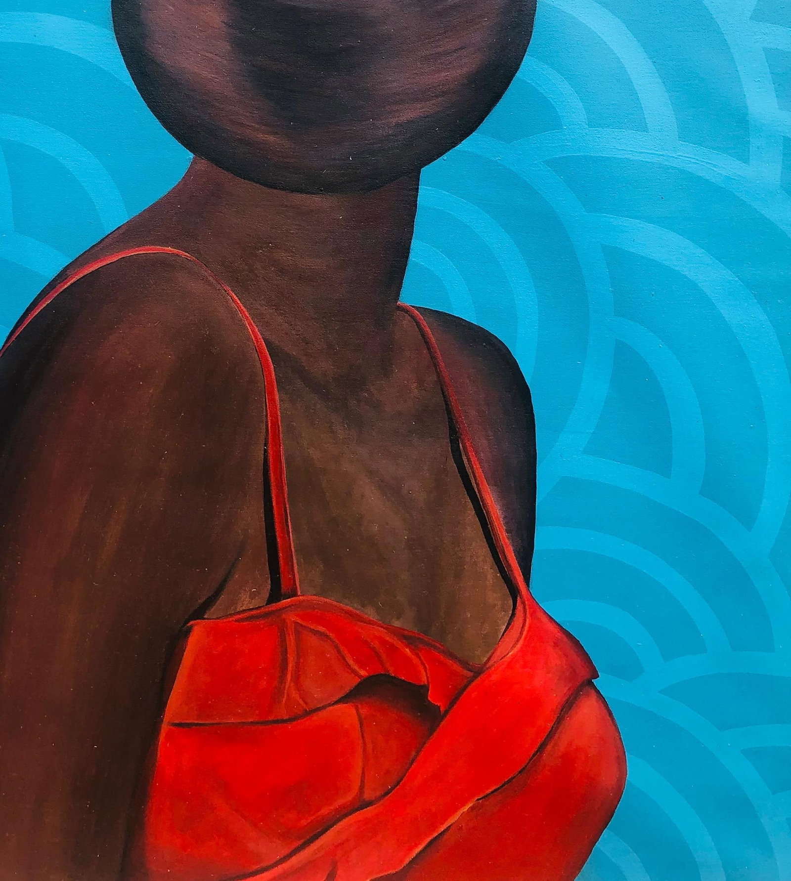 Hezekiah Oyejide Obidare, Black Goddess - 21st Century, Contemporary, Figurative, Woman, Flower Pot, - 3