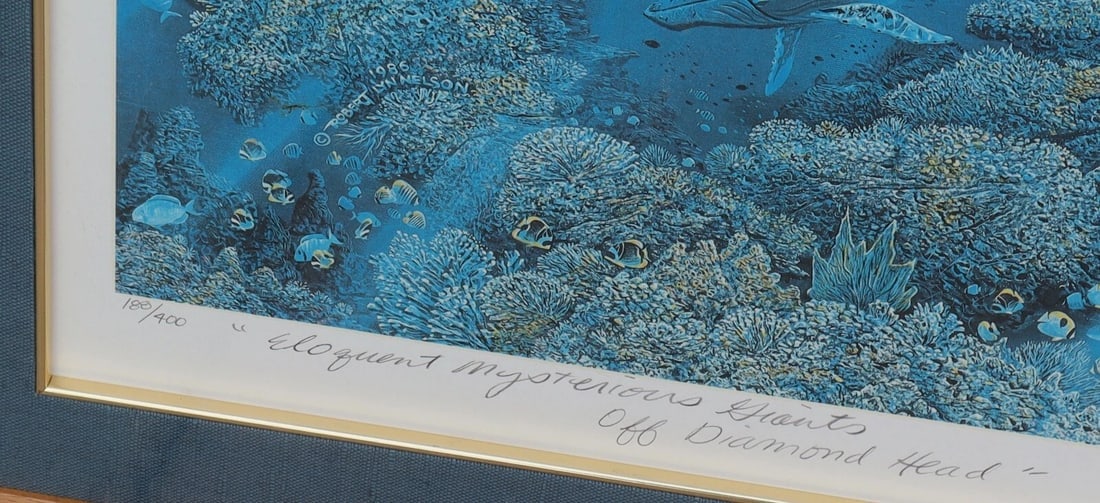 ROBERT LYN NELSON Eloquent Mysterious Giants Off Diamond Head S/N Lithograph - 4