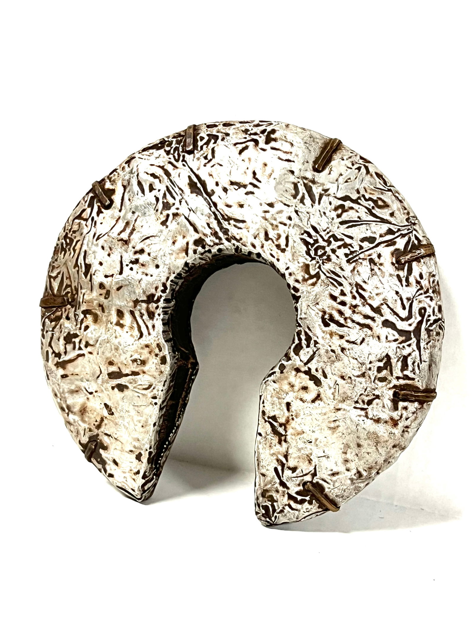 Carved Wood and Tin Metal Currency - 2