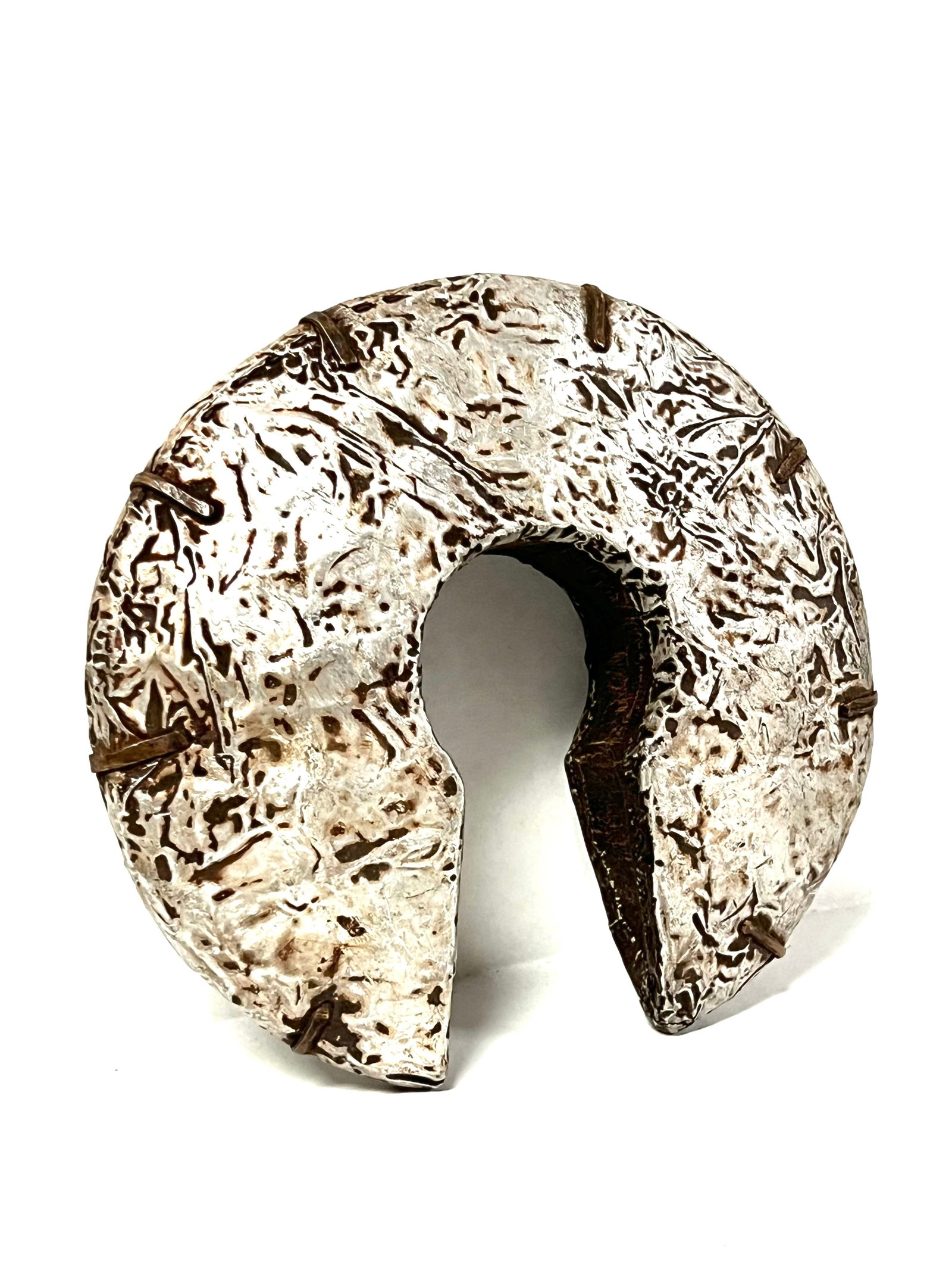 Carved Wood and Tin Metal Currency - 3