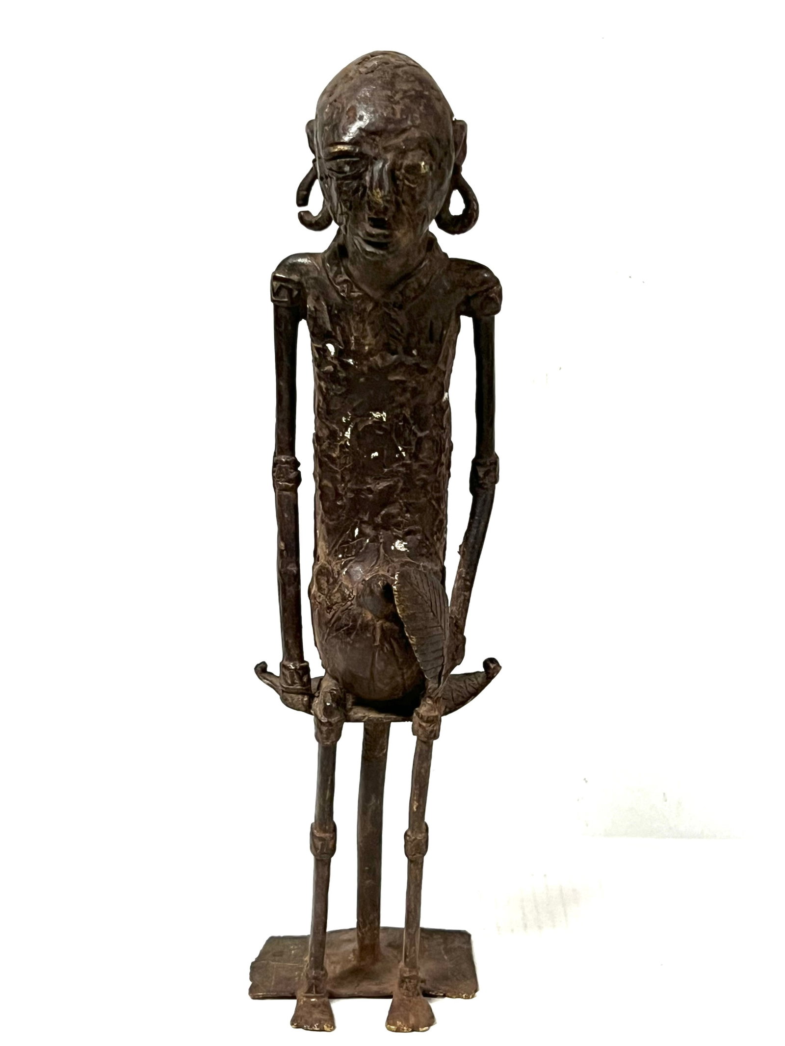Dogon Bronze Statue - 3