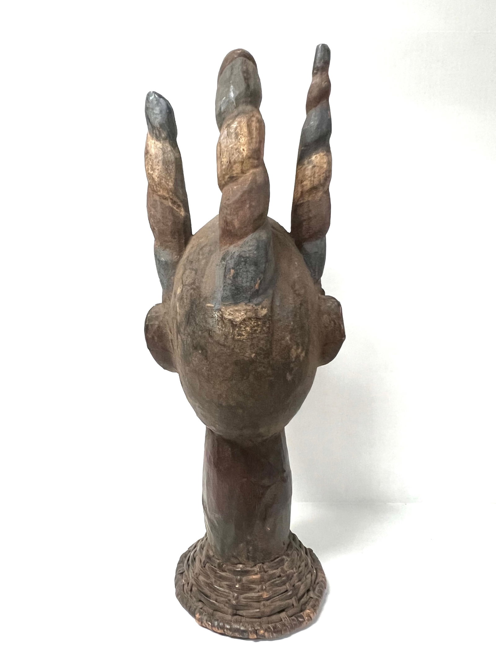 Ekoi Head Sculpture - 6