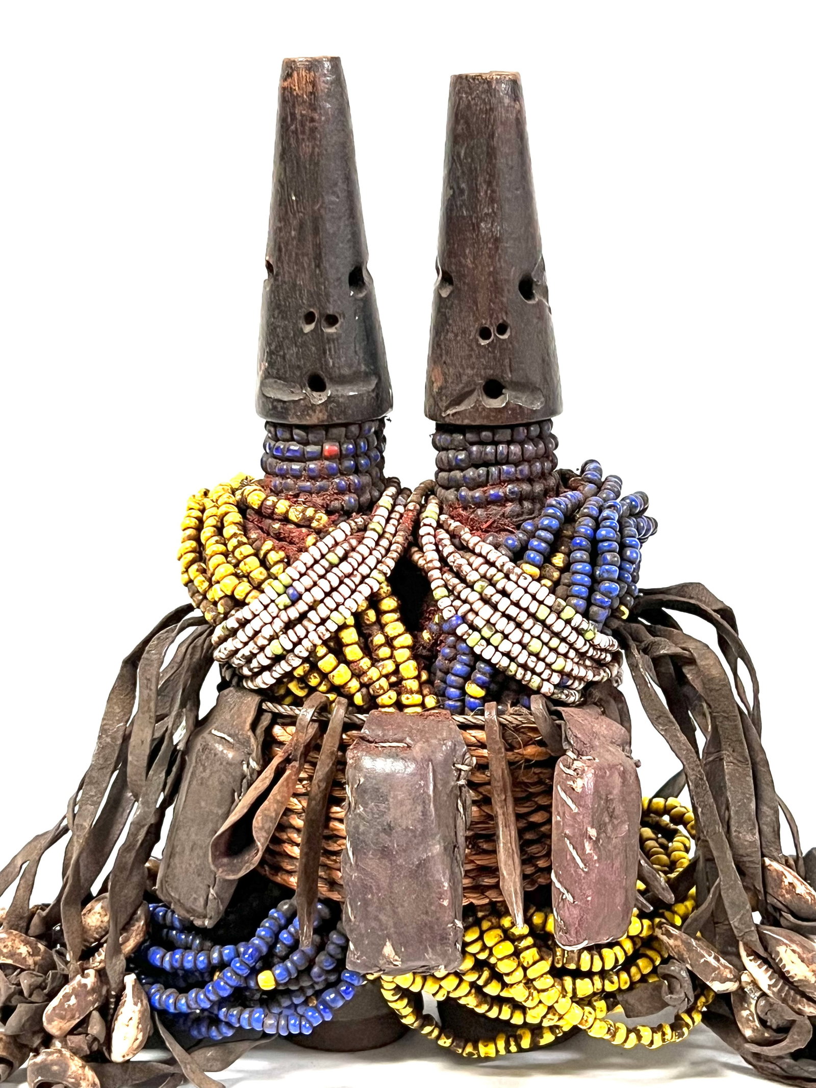 Twin Ibeji Beaded Doll - 2
