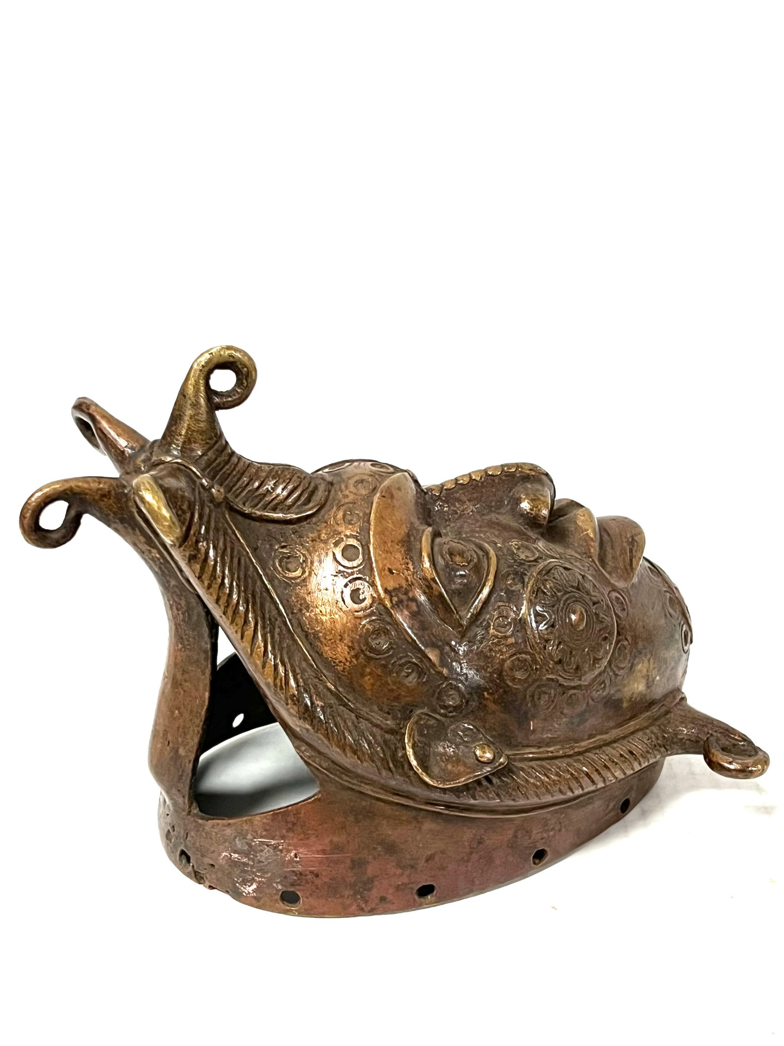 Bronze Bamileke Mask - 6