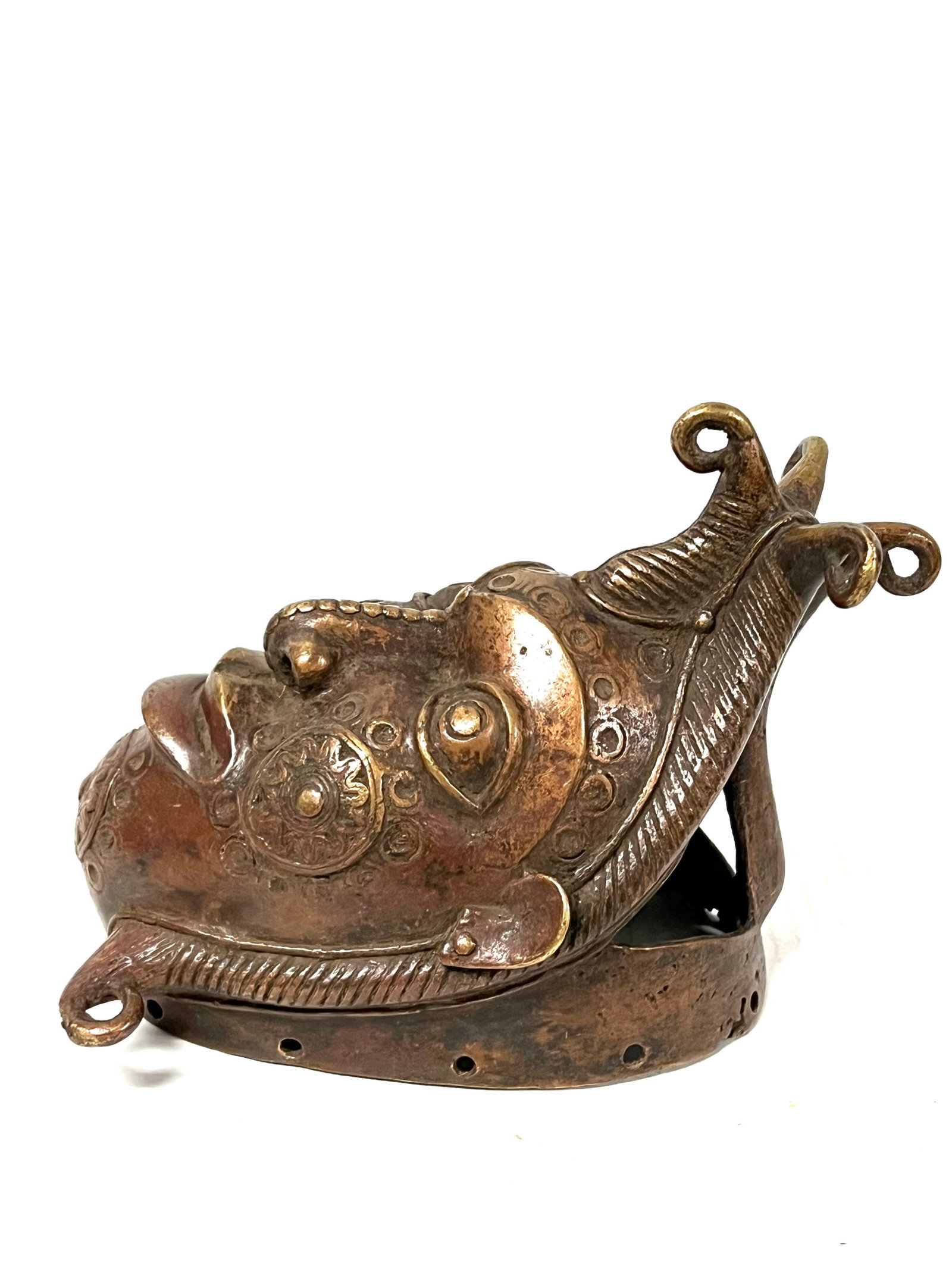 Bronze Bamileke Mask - 8