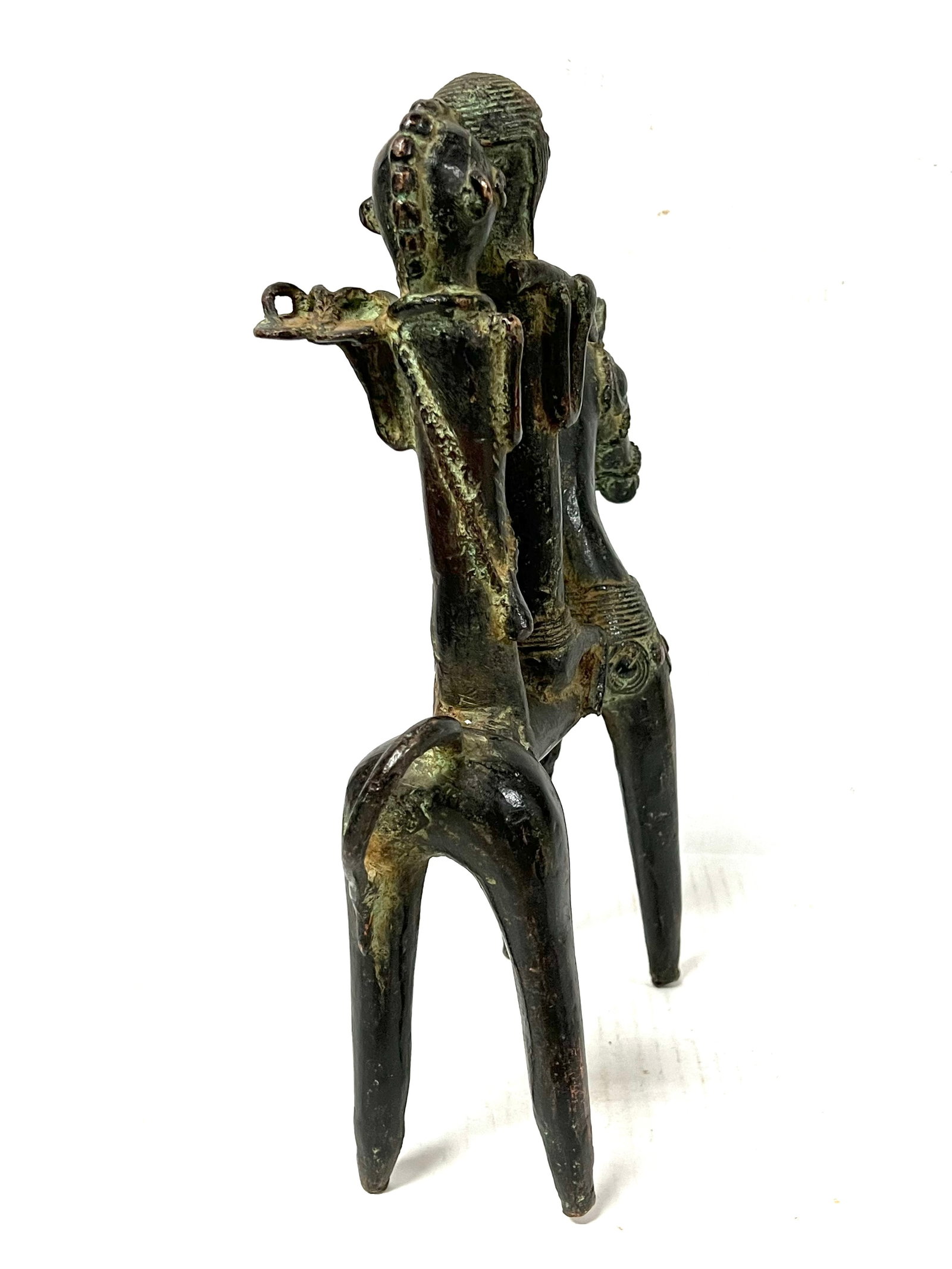 Chad Bronze Horse with Rider - 8