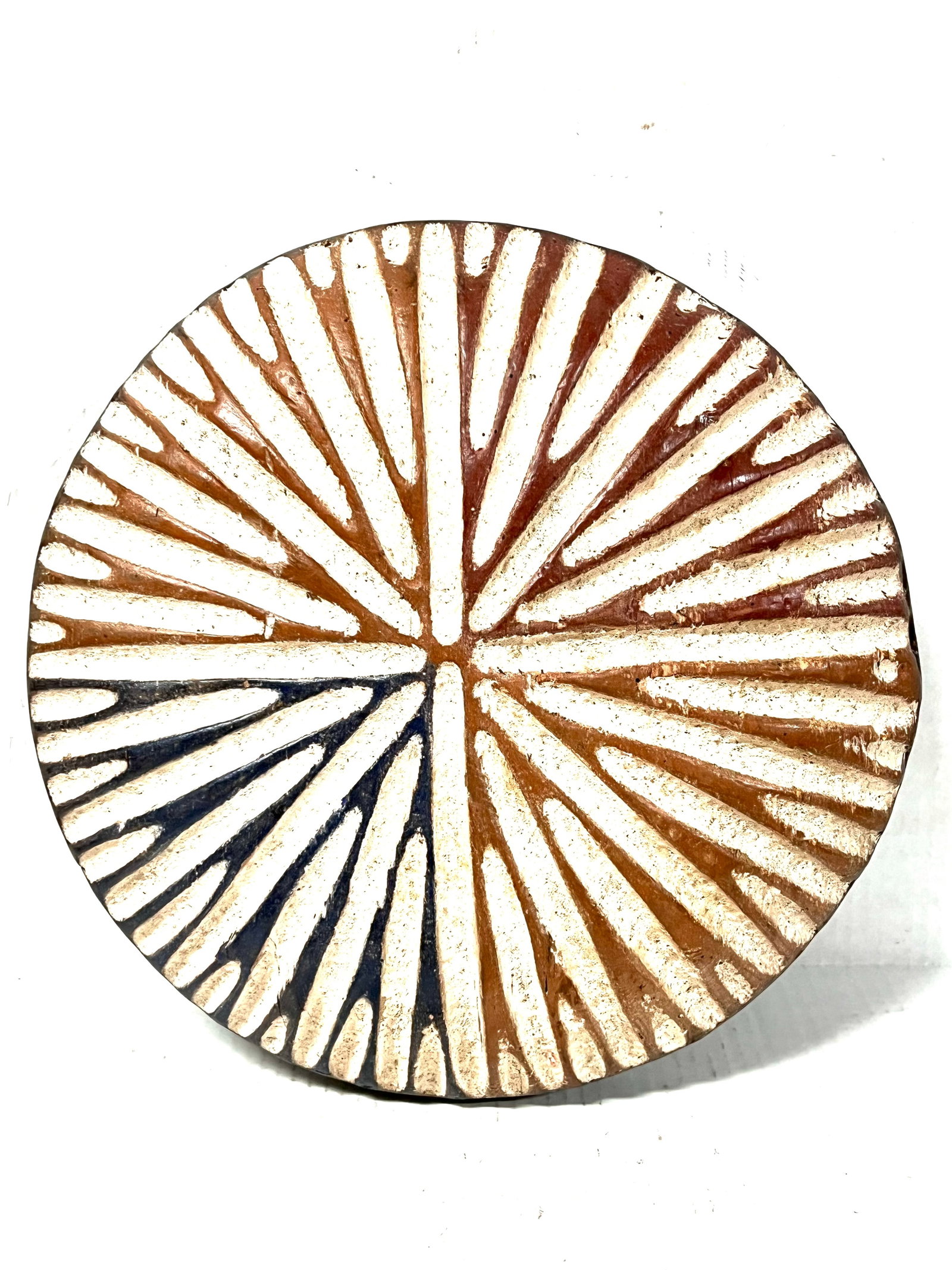 Zulu Shield: Title: Zulu Shield Description: African Tribal Art Carved Wood Zulu Shield Materials: Wood Date/Period: Late 20th Century Size: 13" h x 13" w Reserve: $200.00 Shipping: Domestic: Flat-rate of $30.00