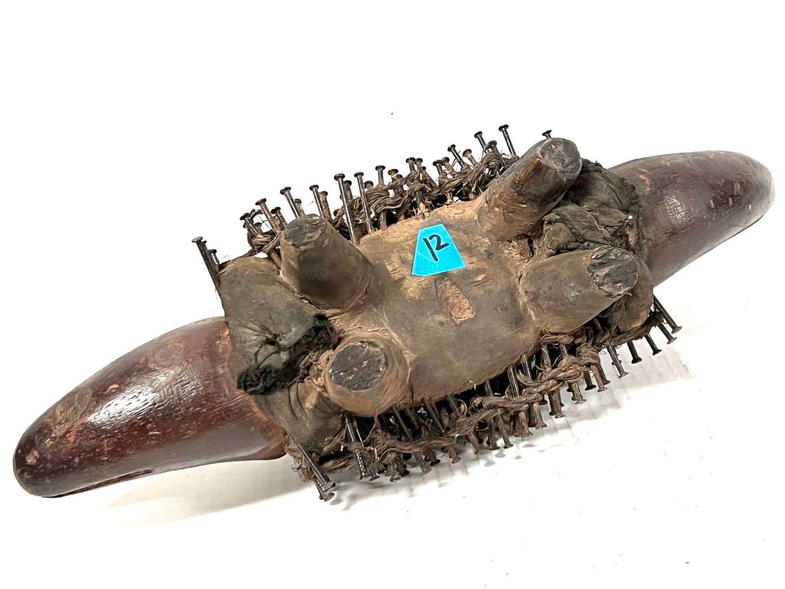 Bacongo Nail Fetish Statue - 10