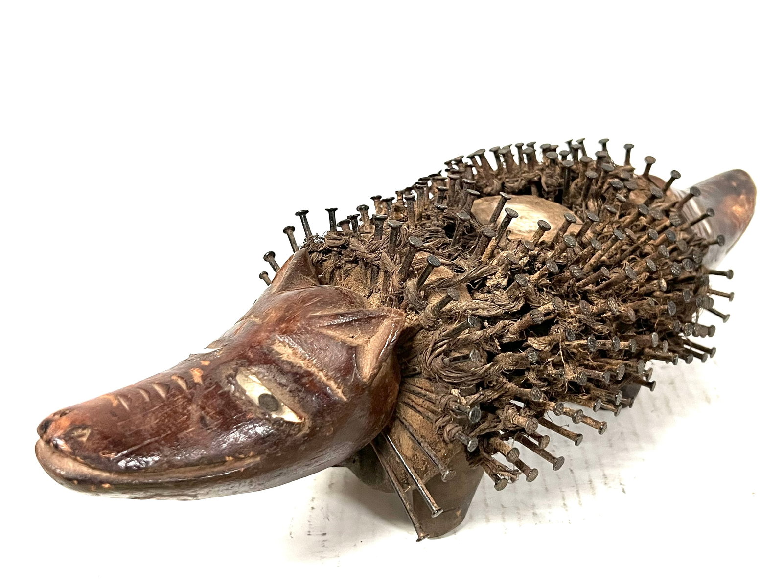 Bacongo Nail Fetish Statue - 4