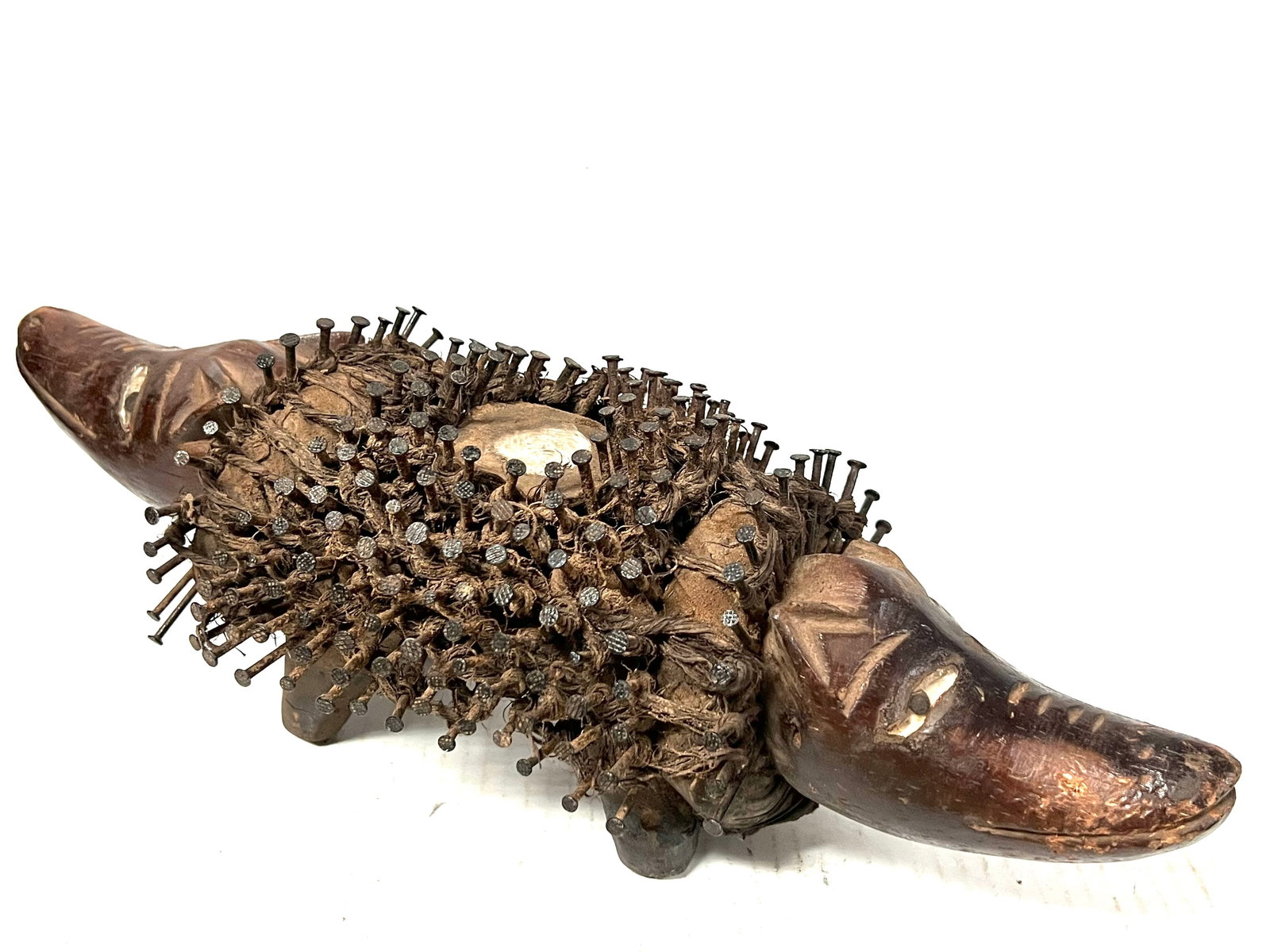 Bacongo Nail Fetish Statue - 5