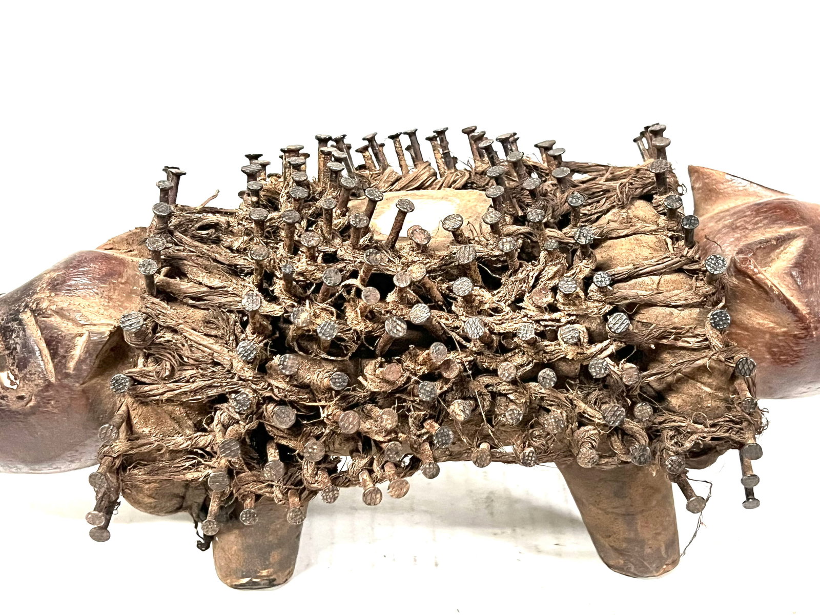 Bacongo Nail Fetish Statue - 7