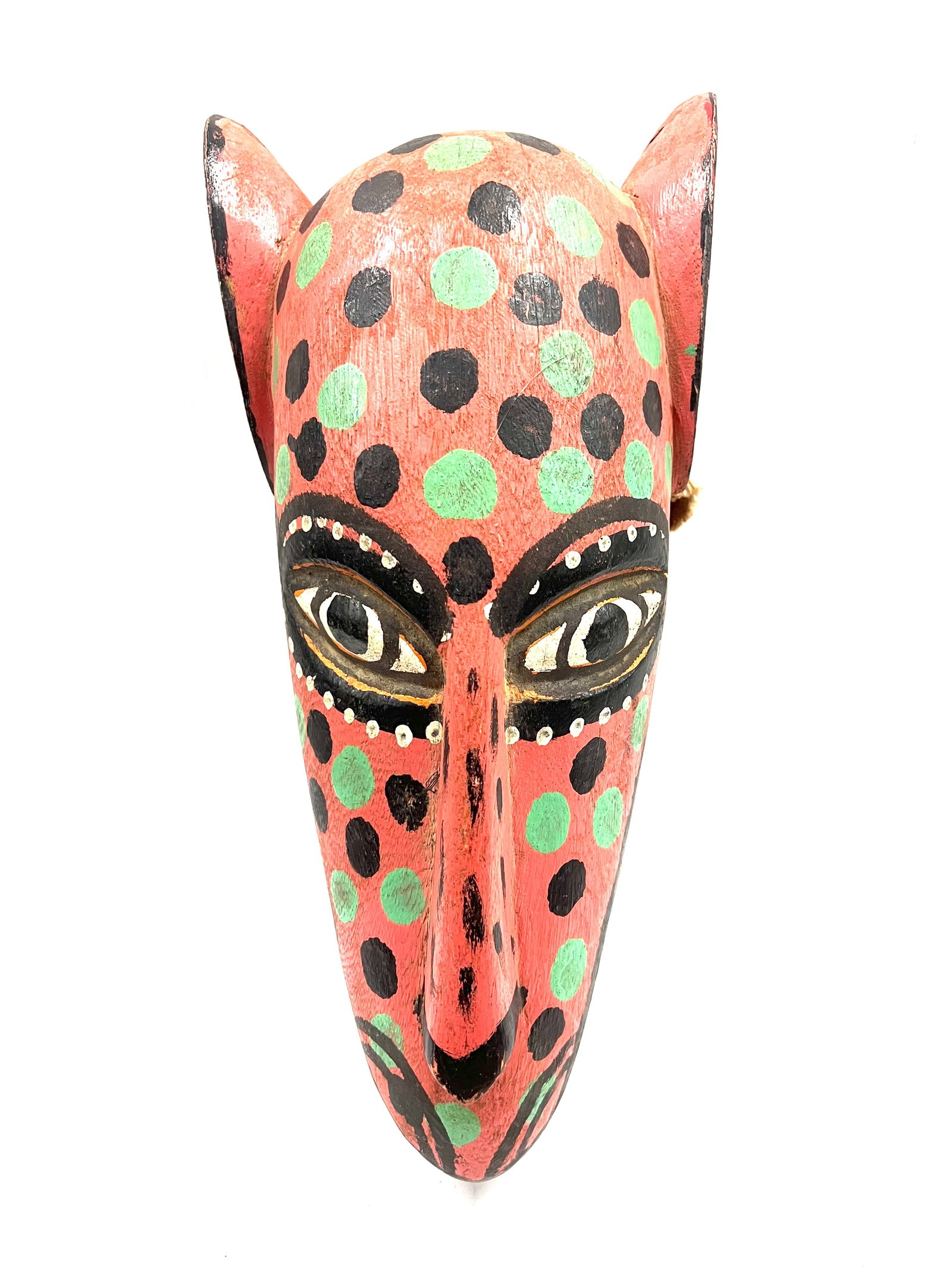 Bozo Mask: Title: Bozo Mask Description: African Tribal Art Carved Wood Bozo Mask Materials: Wood Date/Period: Late 20th Century Size: 17" h x 8.5" w Reserve: $200.00 Shipping: Domestic: Flat-rate of $30.00 to