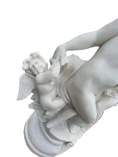 Antique Italian Marble Sculpture After "Toilette De Vénus" After Louis-Simon Boizot - 7