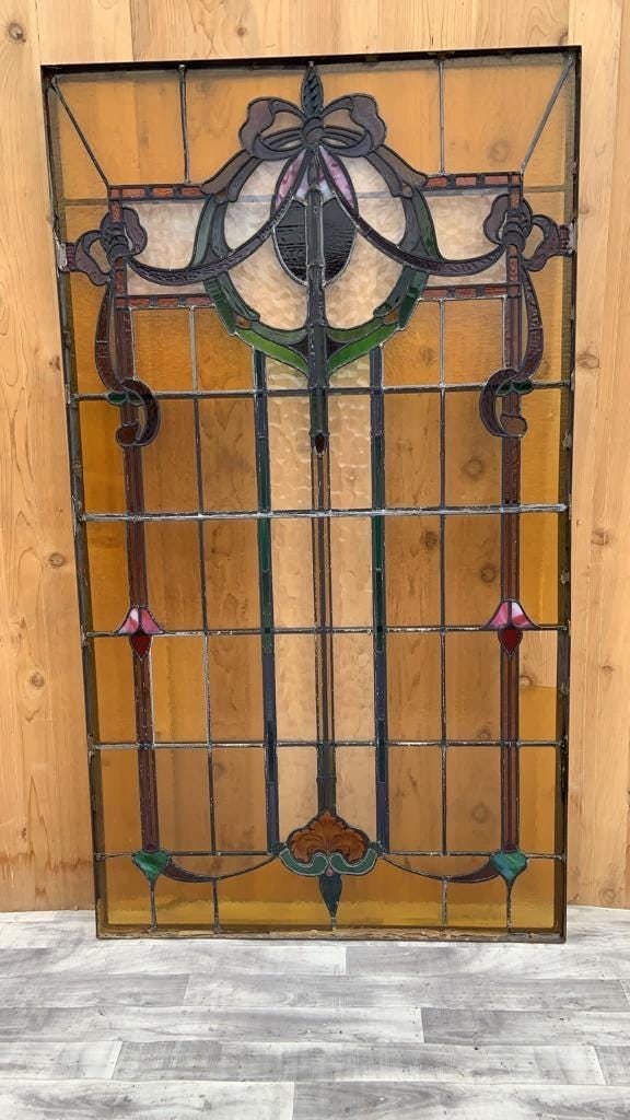 Antique Stained Glass Window/Door - 2