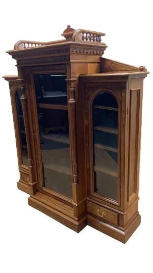 Antique Victorian Eastlake Style Cabinet - 5