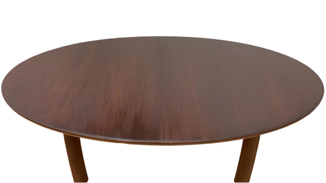 Mid Century Modern Skovby Rosewood Oval Dining Table - 6