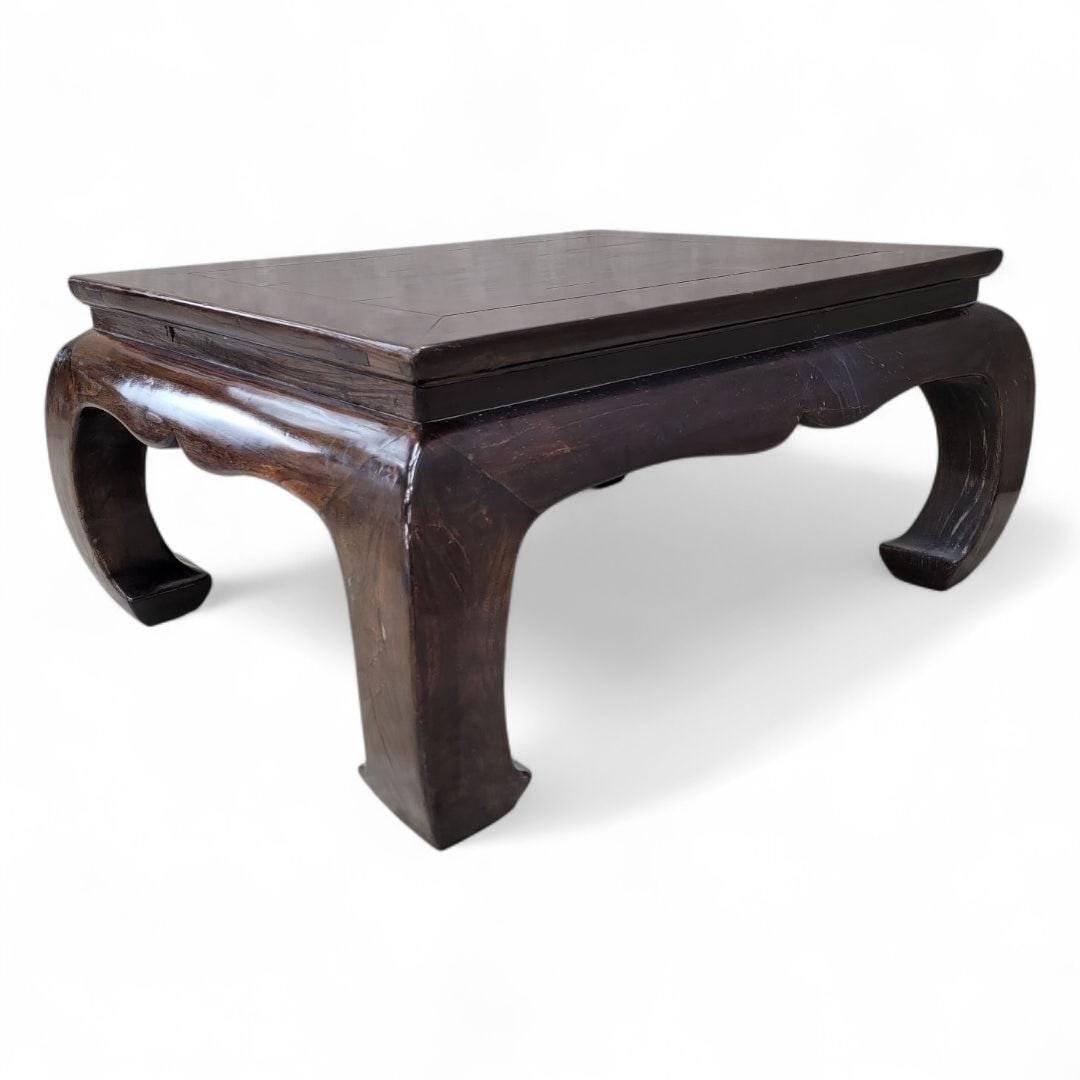 Antique Shanxi Province Lacquer Elm Coffee Table - 3