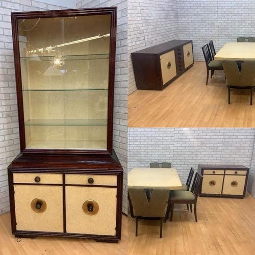 Art Deco Mahogany and Cork Buffet Cabinet by Johnson Furniture (1 of 7)