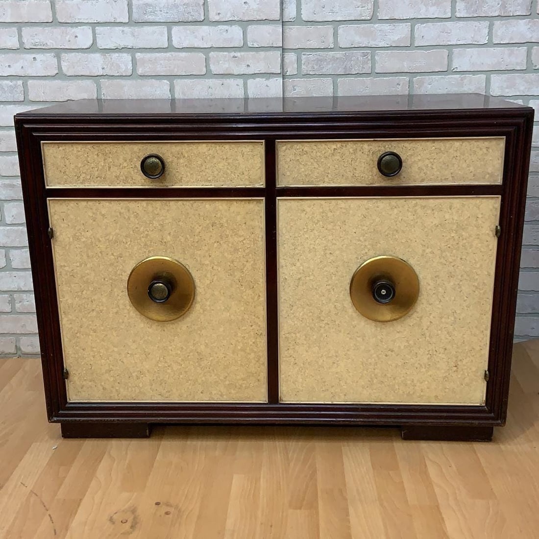 Art Deco Mahogany and Cork Buffet Cabinet by Johnson Furniture - 5
