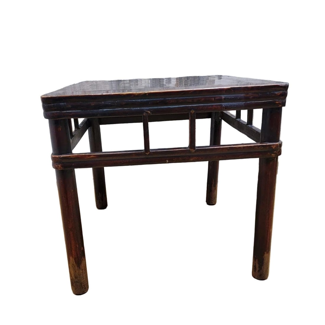 Antique Shanxi Province Elm Side Table - 6