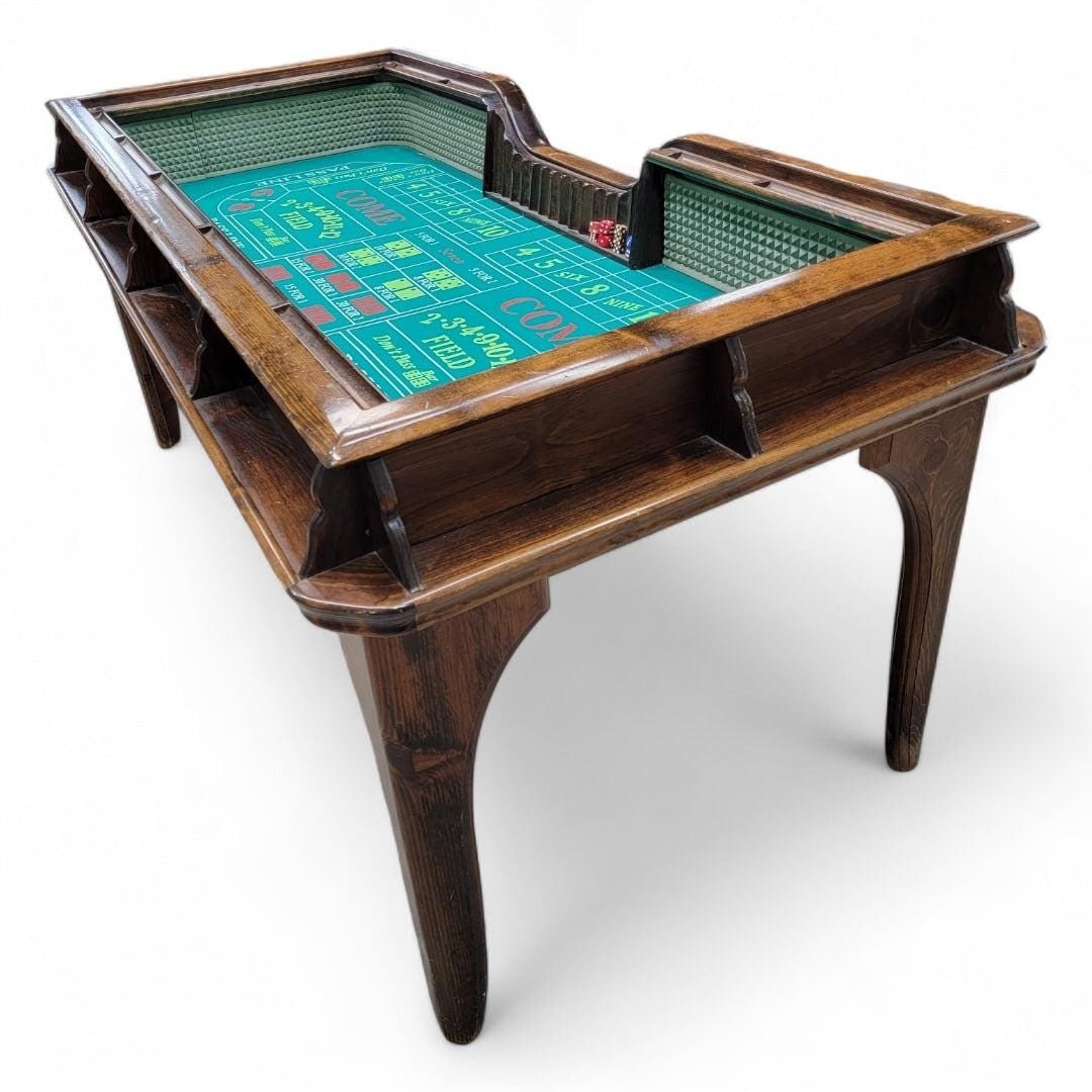 Vintage Classic English Pub Style Craps Table - 3