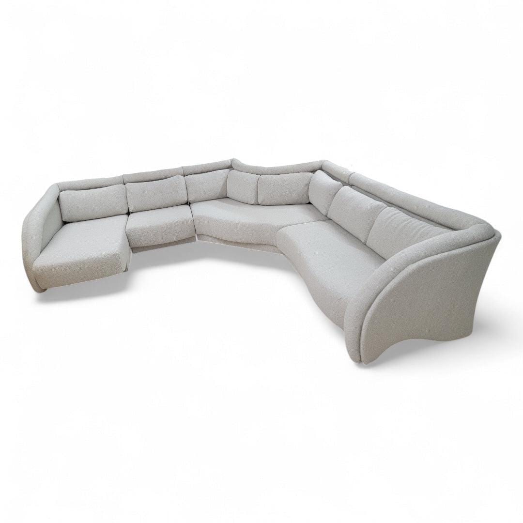 Postmodern Sectional Sofa by Preview Newly Reupholstered (1 of 6)