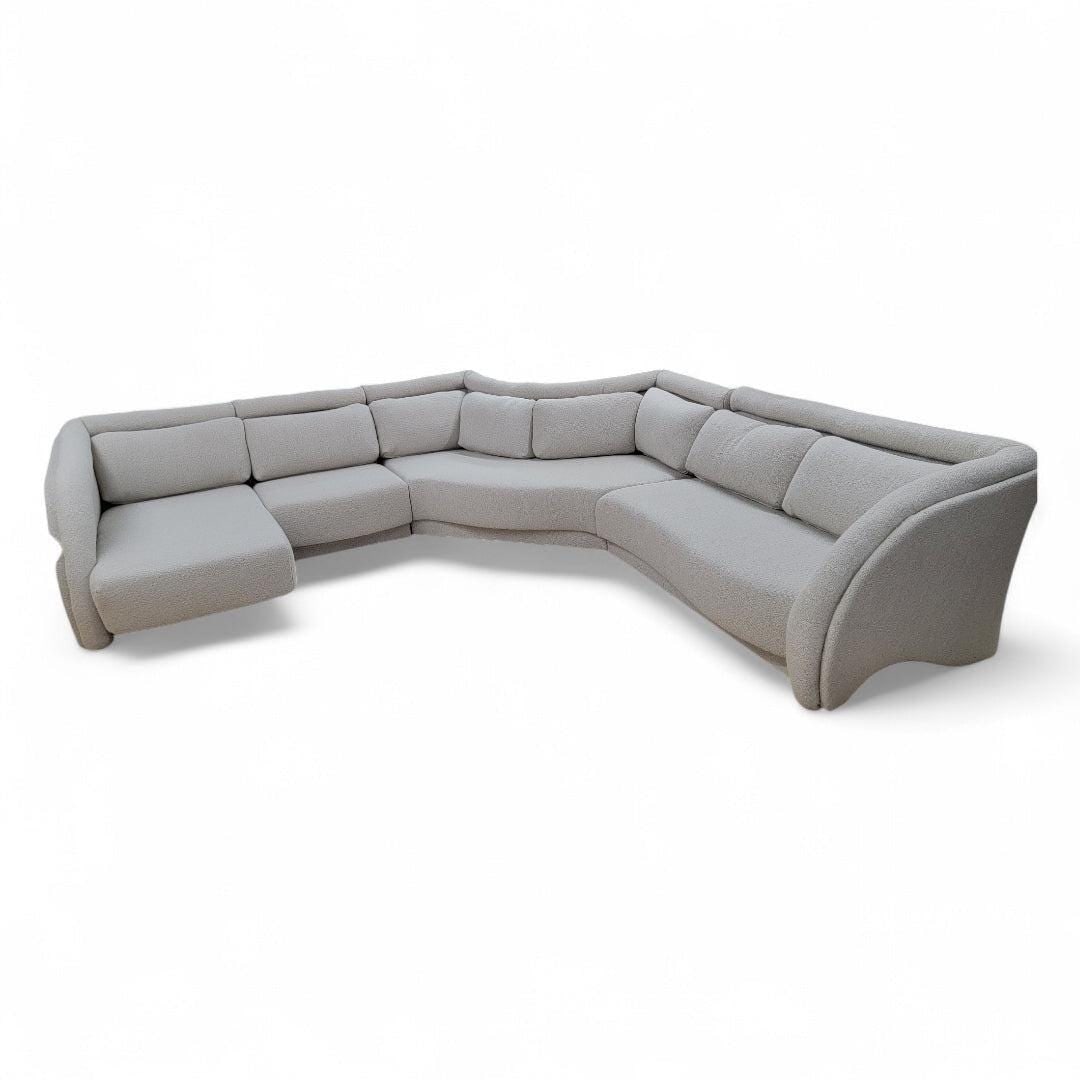 Postmodern Sectional Sofa by Preview Newly Reupholstered - 6