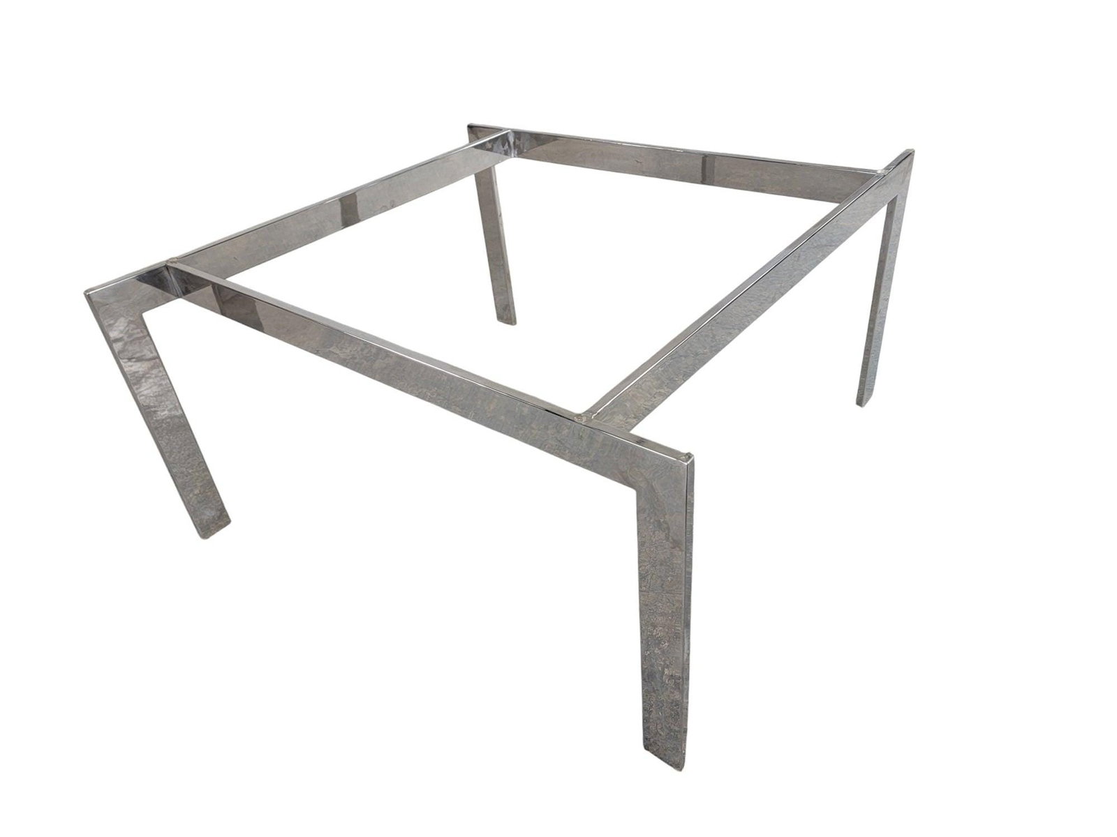 MCM Fritz Hansen Style Beveled Glass Top Coffee Table - 4