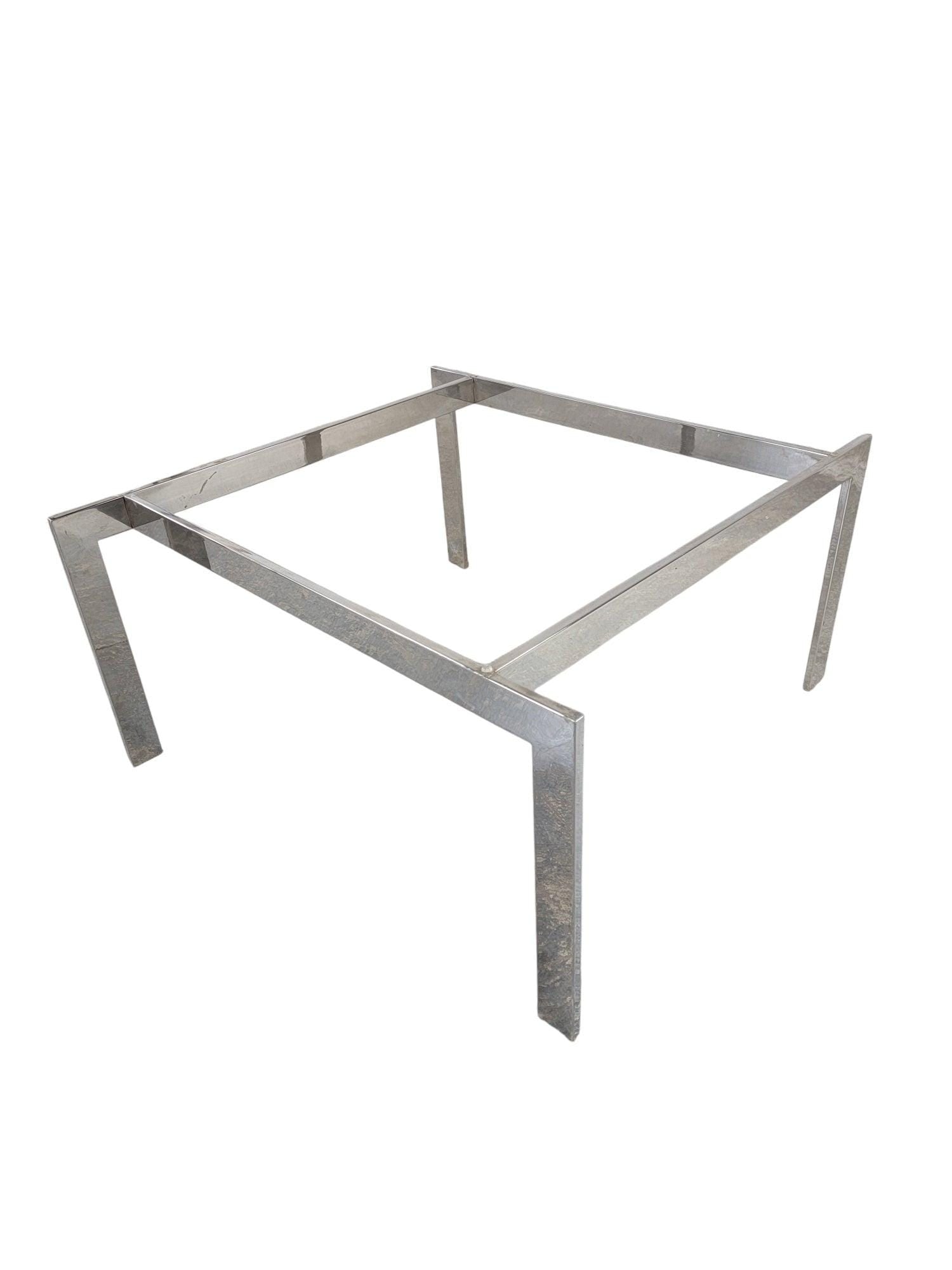 MCM Fritz Hansen Style Beveled Glass Top Coffee Table - 6