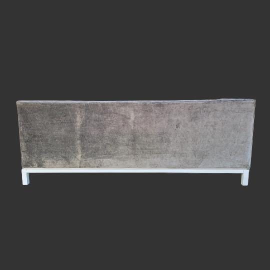 Lampert Charcoal Tufted Velvet Sofa by Jonathan Adler - 5