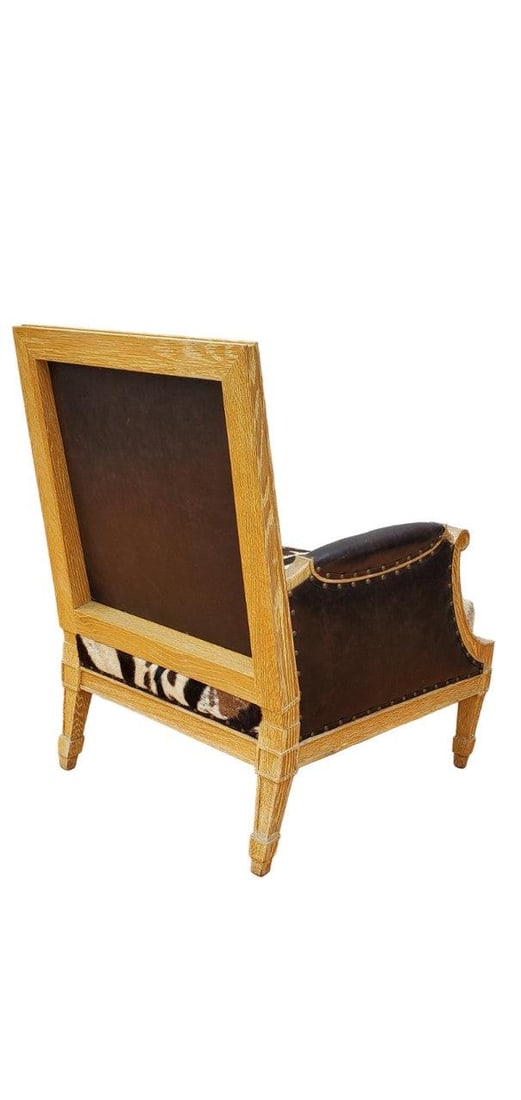Vintage Frank Emilio Lounge Chair by Mattaliano Newly Reupholstered - 4