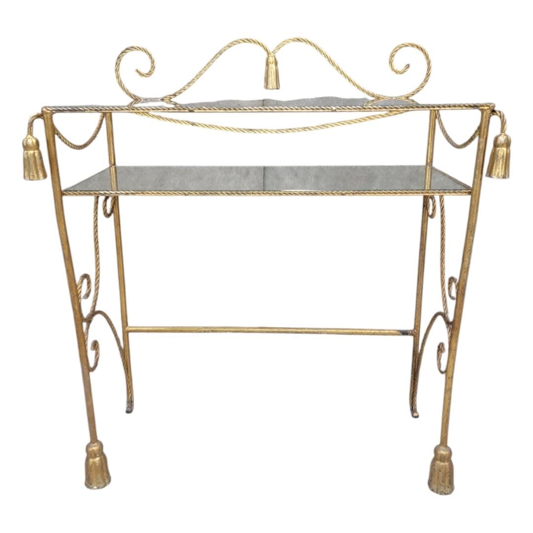 Antique Italian Vanity/Dry-Bar Console Table - 2