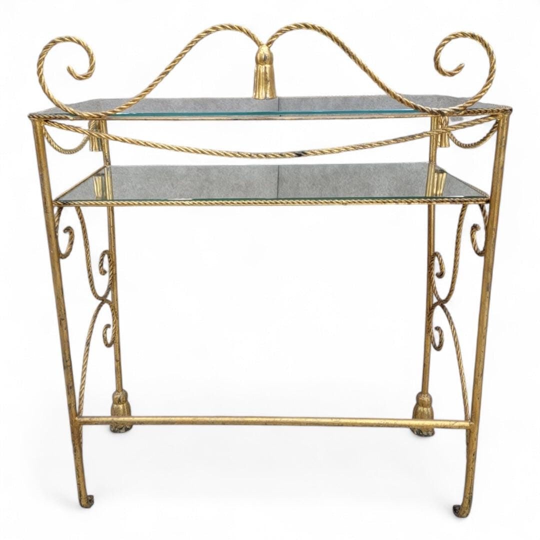 Antique Italian Vanity/Dry-Bar Console Table - 6