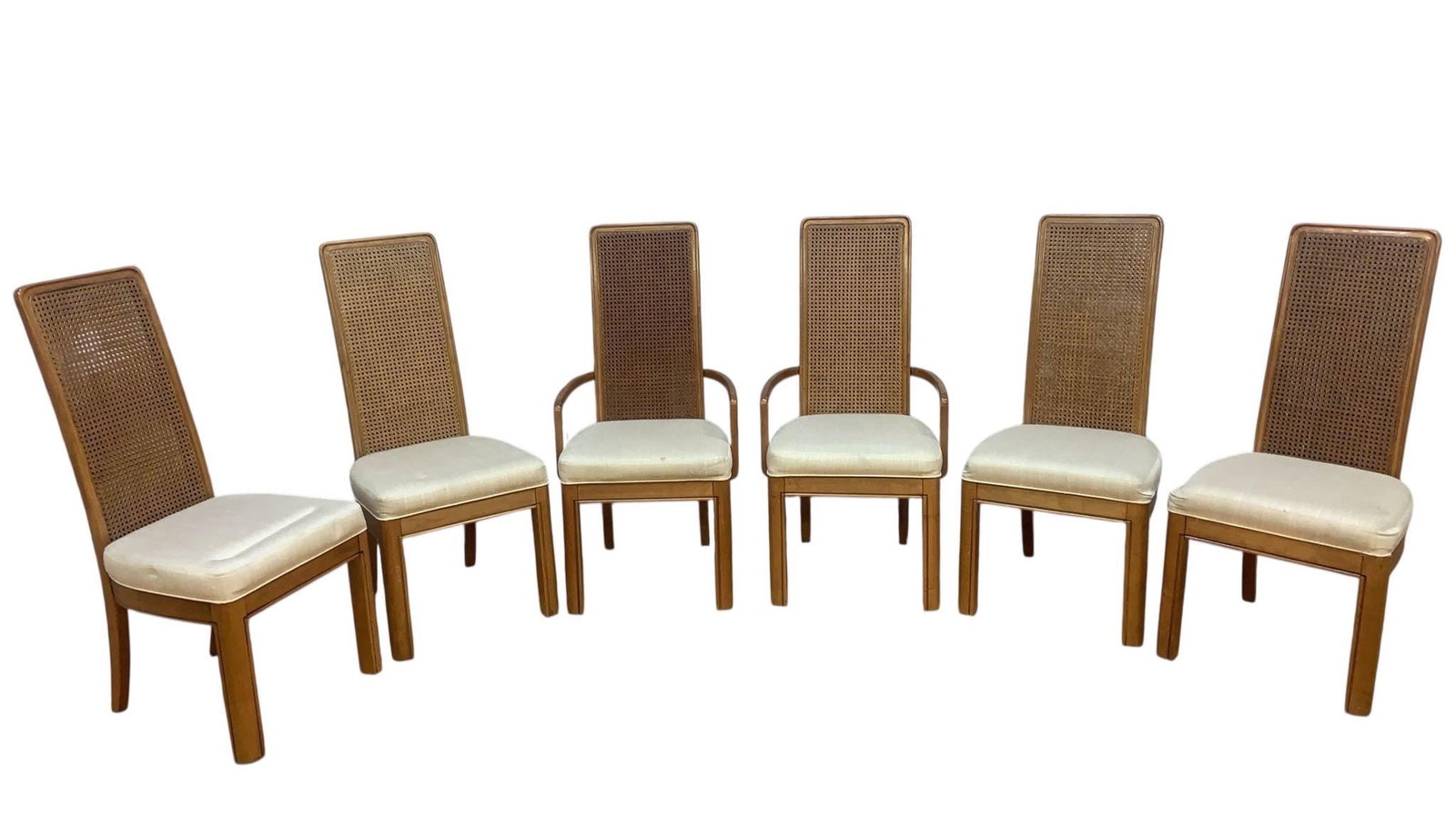 MCM American of Martinsville Cane Dining Chairs - 6 (1 of 7)