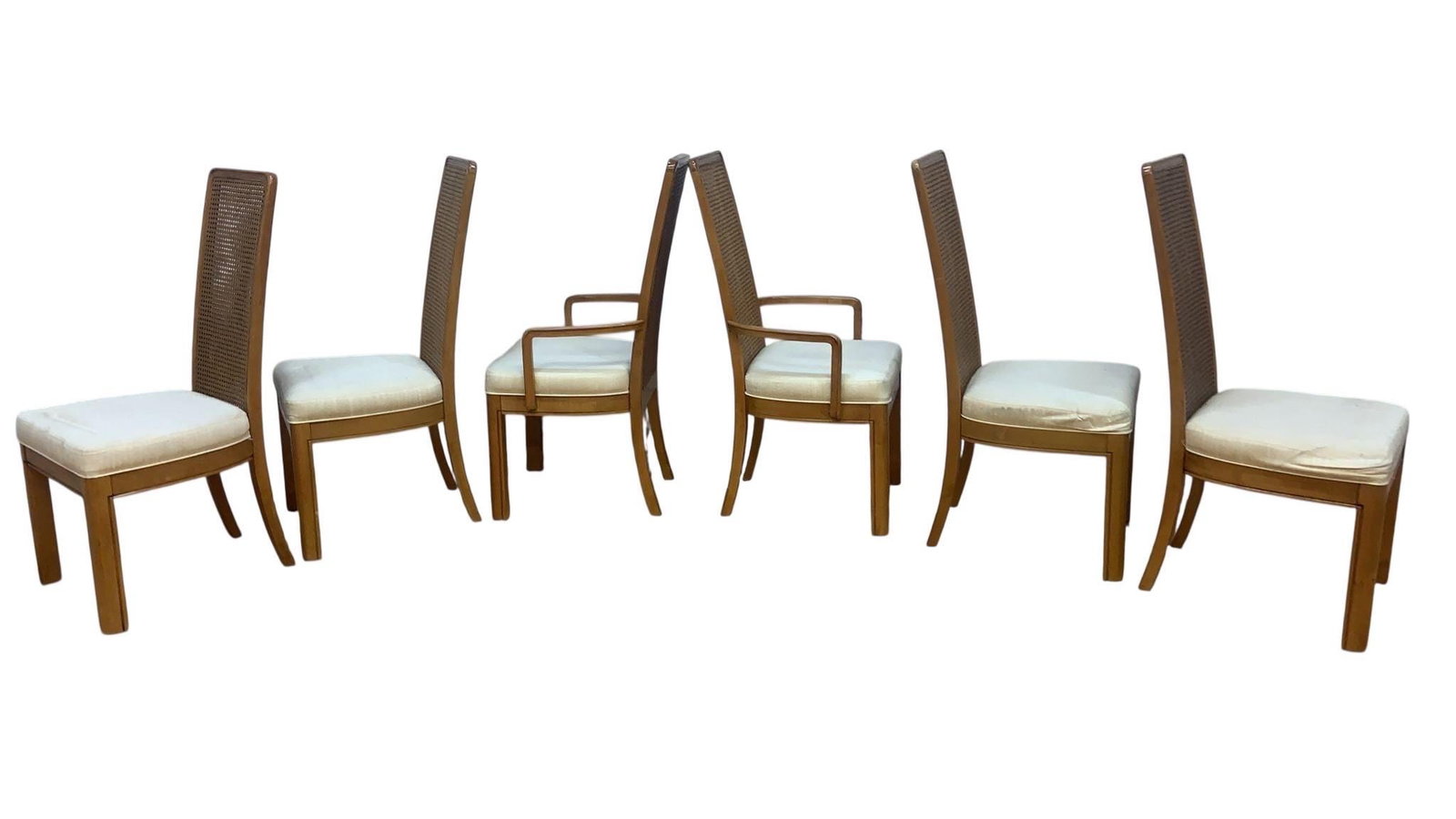 MCM American of Martinsville Cane Dining Chairs - 6 - 5