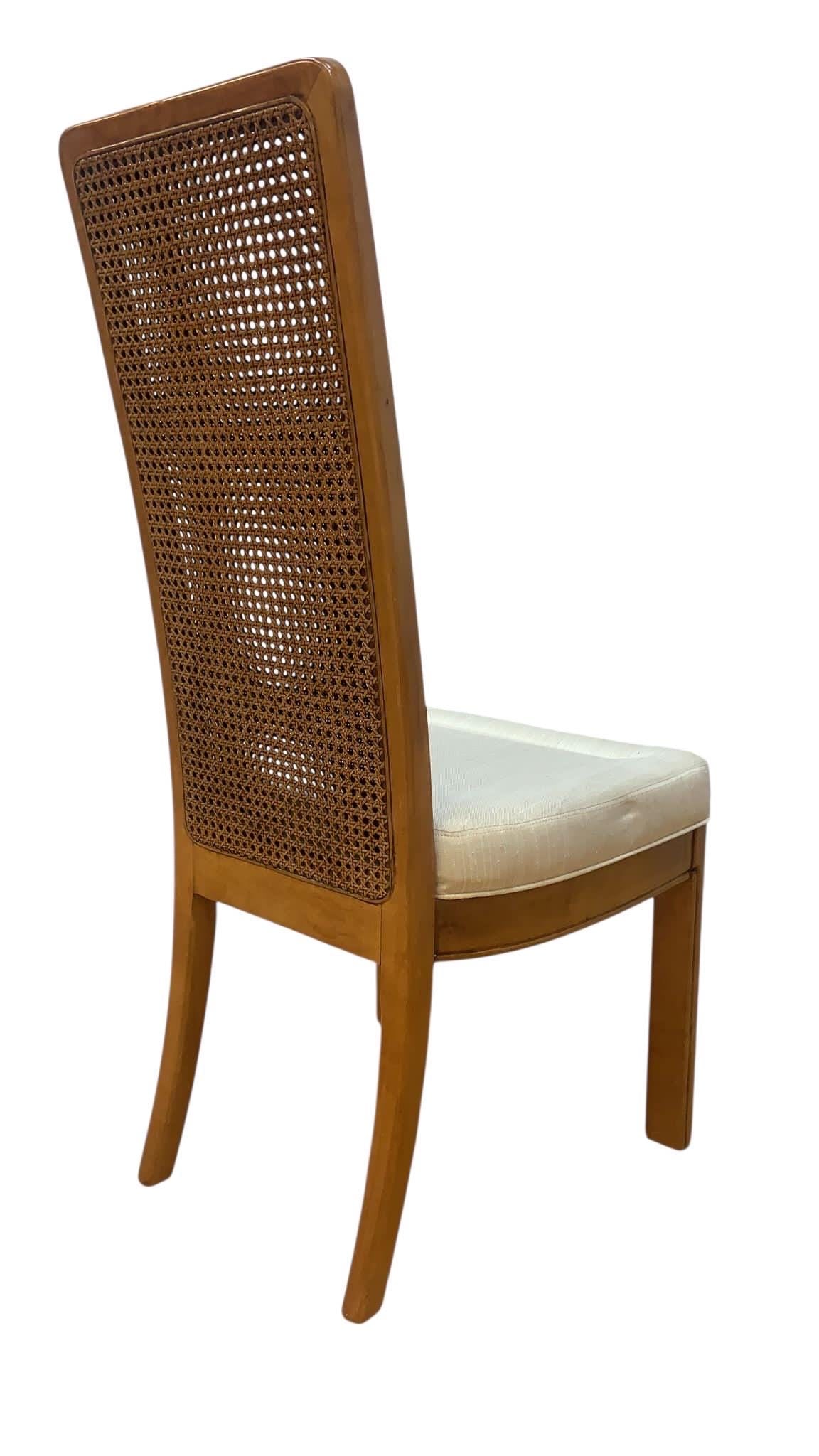 MCM American of Martinsville Cane Dining Chairs - 6 - 7