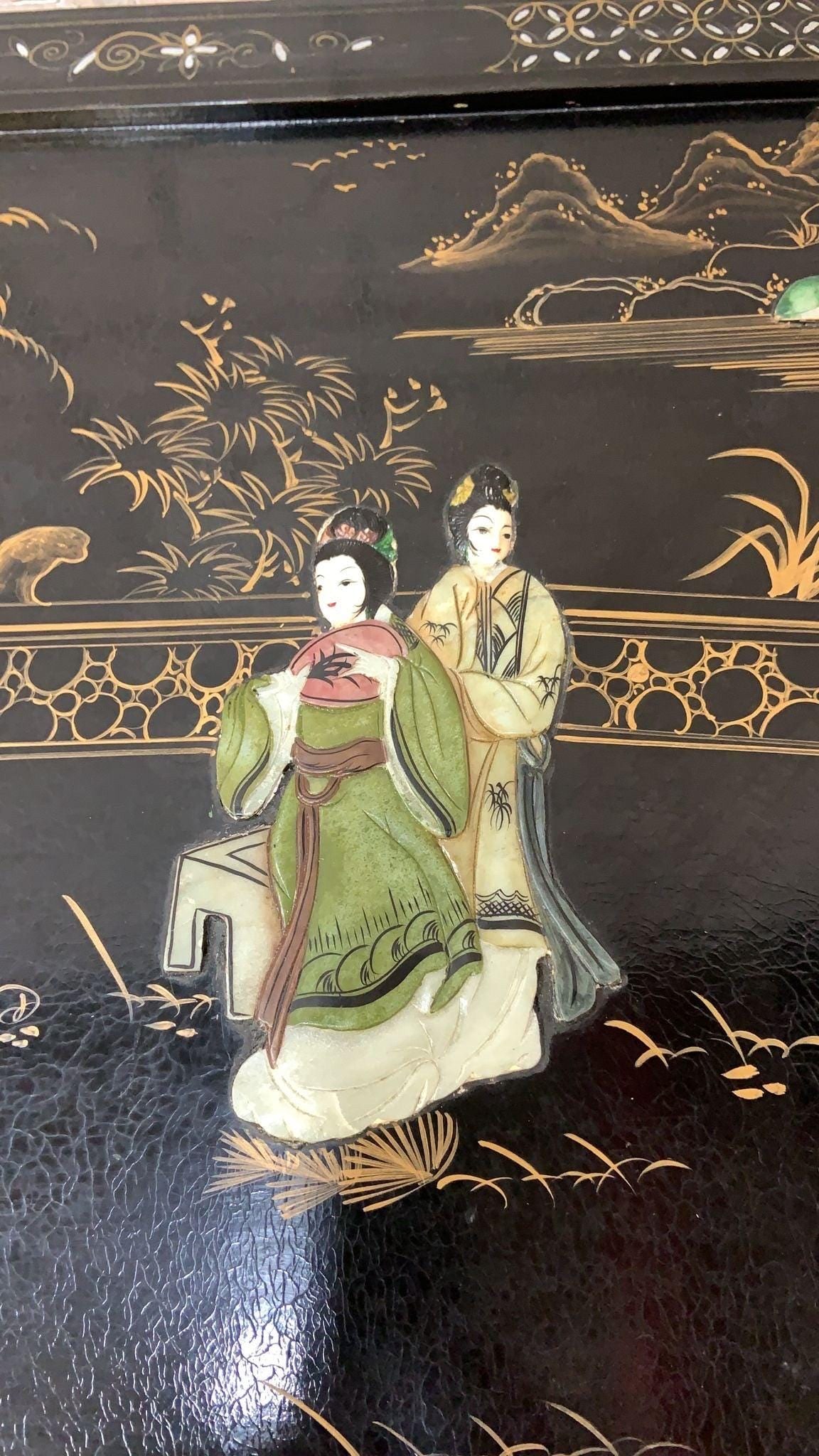 MCM Chinoiserie with Mother Of Pearl Coffee Table - 6
