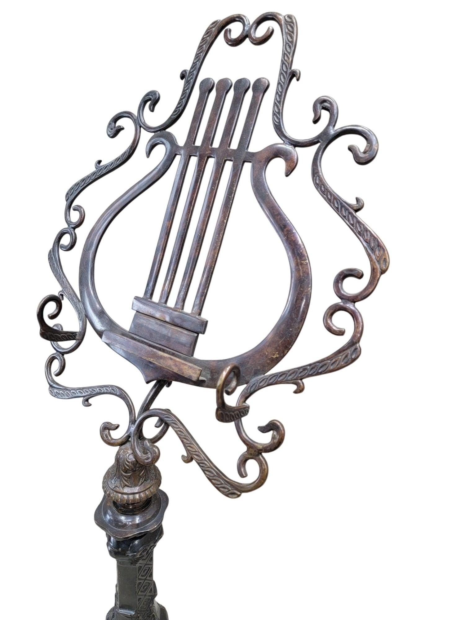 Vintage Gothic Style Lecturn/Music Stand by Maitland Smith - 3