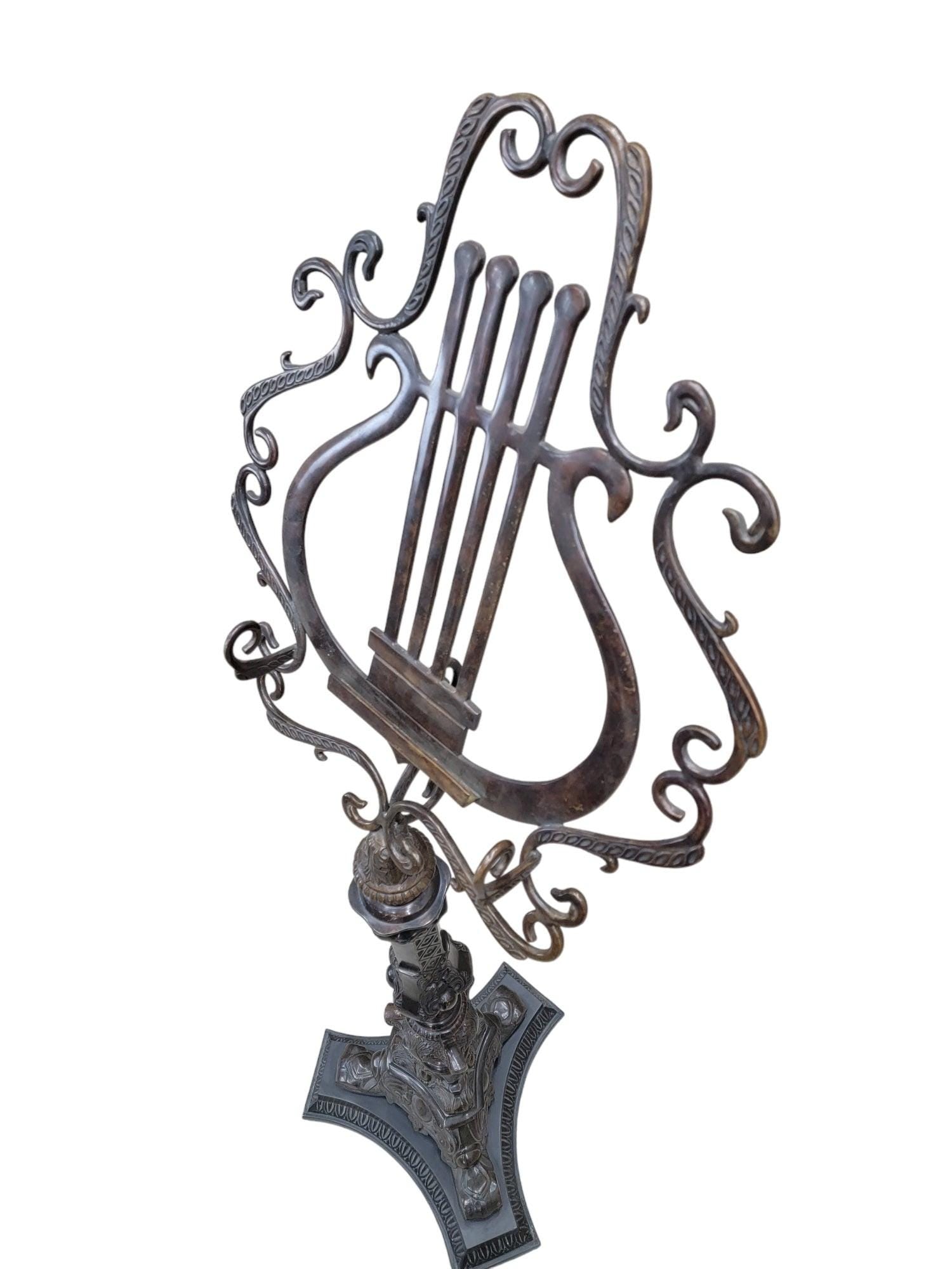 Vintage Gothic Style Lecturn/Music Stand by Maitland Smith - 4