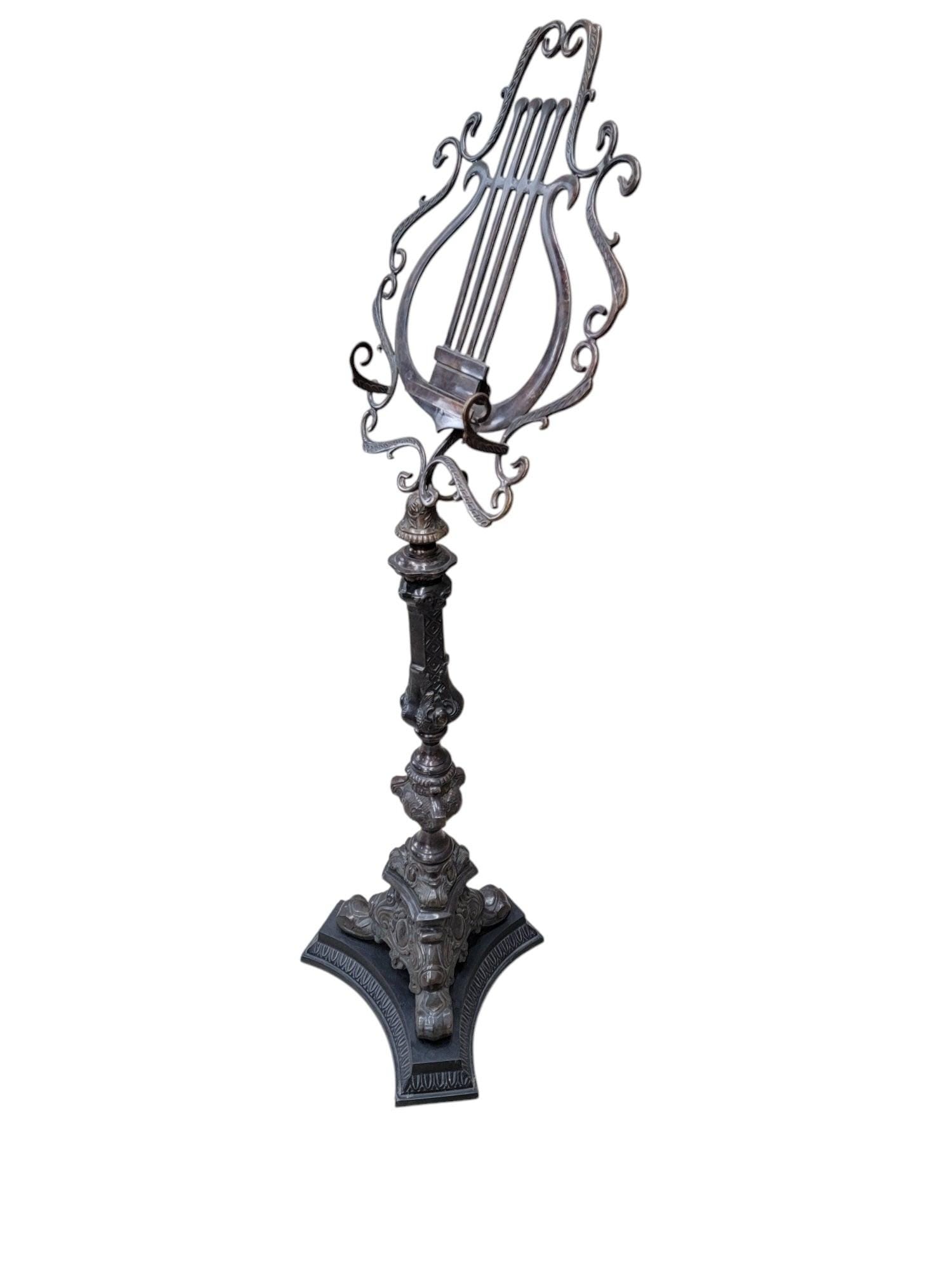 Vintage Gothic Style Lecturn/Music Stand by Maitland Smith - 5