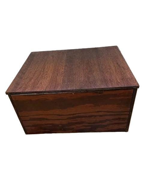 Antique Campaign Style Desk Top Letter File Chest - 5