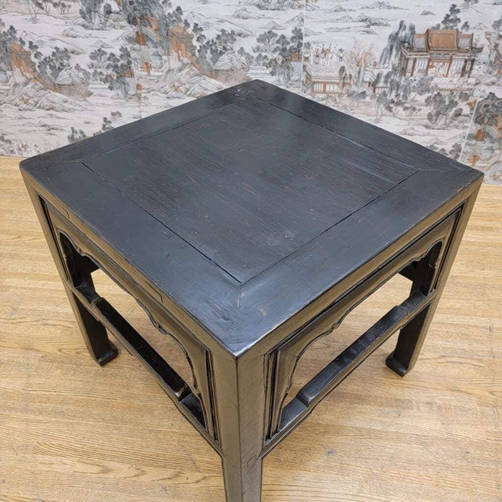 Antique Shanxi Province Elm Side Table with Original Patina - 5