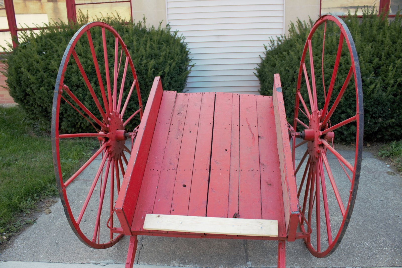 Antique Historic Chicago Fire Hose Cart and Fire Extinguisher - 2 Piece Set - 5
