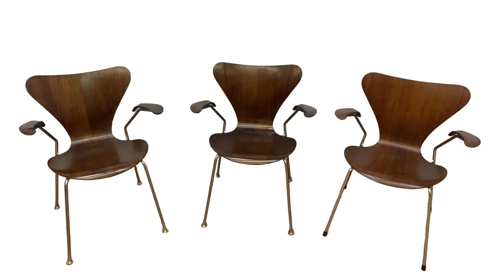 MCM Series 7 Butterfly Teak Chairs by Arne Jacobsen - 3 - 6