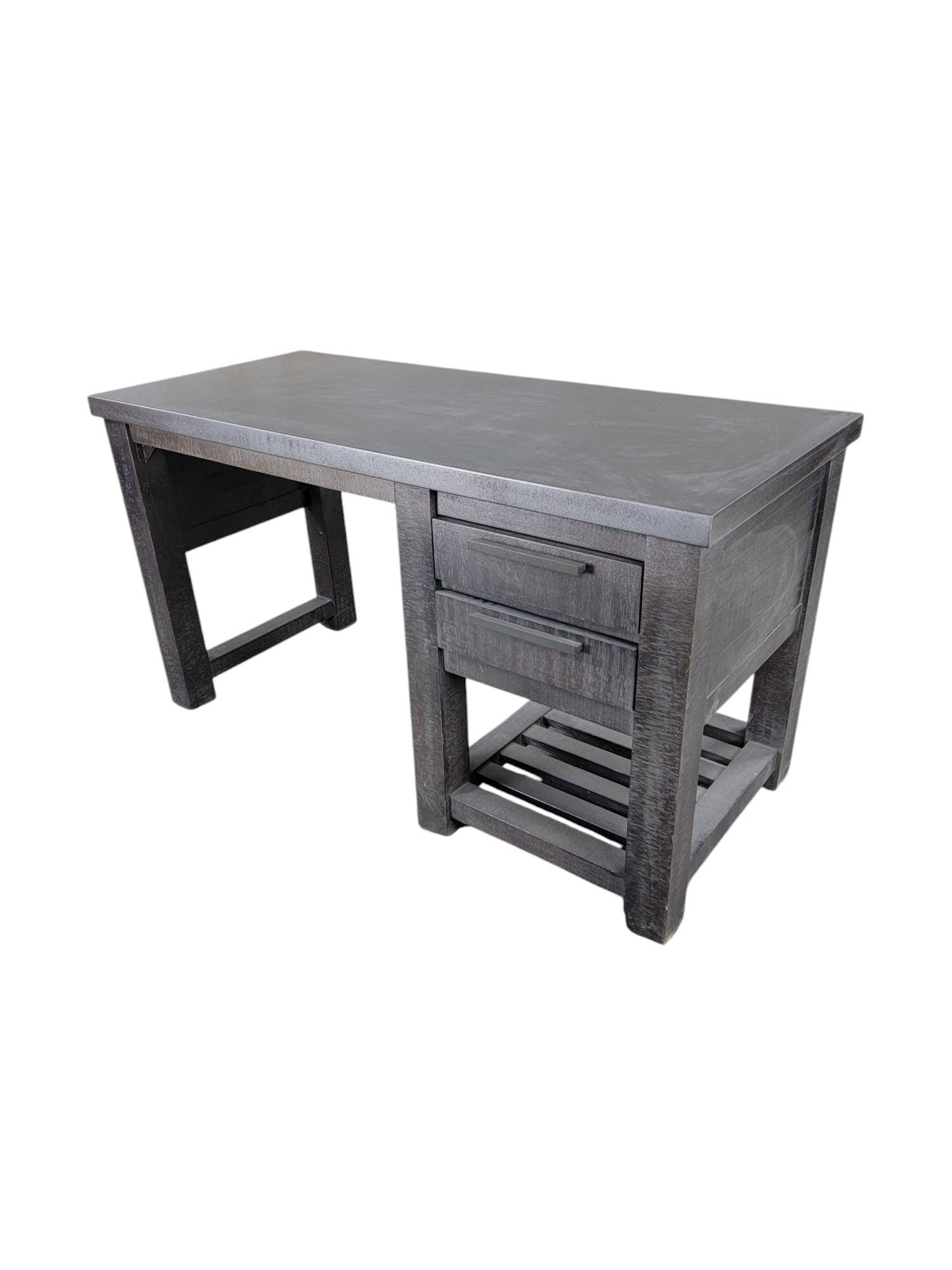 Restoration Hardware Vaughn Metal Reclaimed Storage Writing Desk (1 of 7)