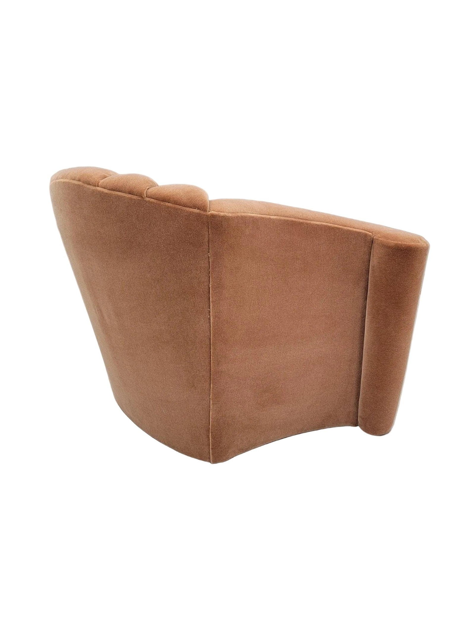 Art Deco Larry Laslo Lounge Chair Newly Reupholstered - 7
